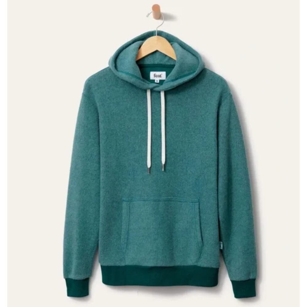 Feat Blanketblend Hoodie Unisex Size L Soft Cozy Shaded Spruce‎ Green ButterWash